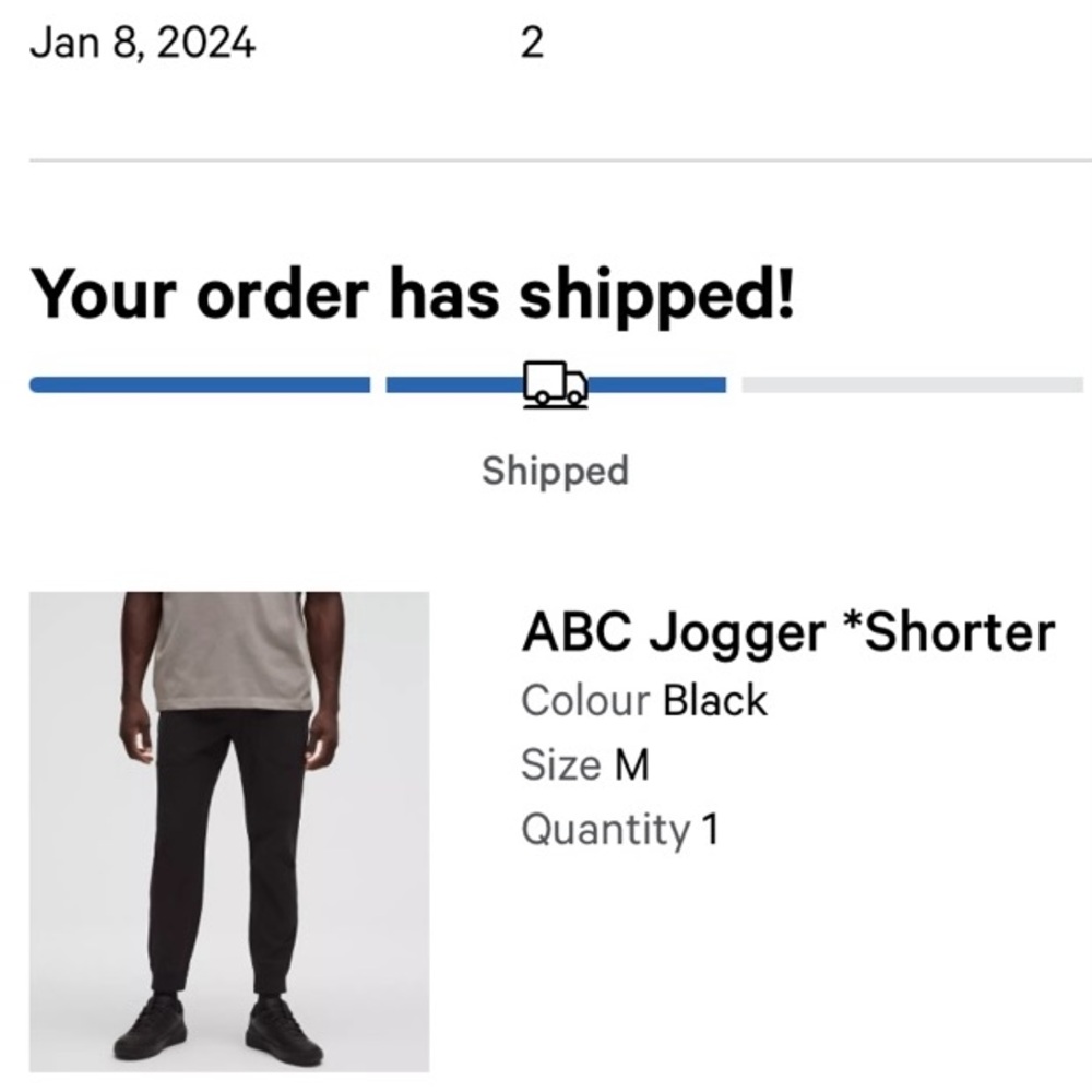 Men's Black Jogger Pants